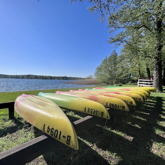 Kanuverleih am Strand in Wendisch Rietz