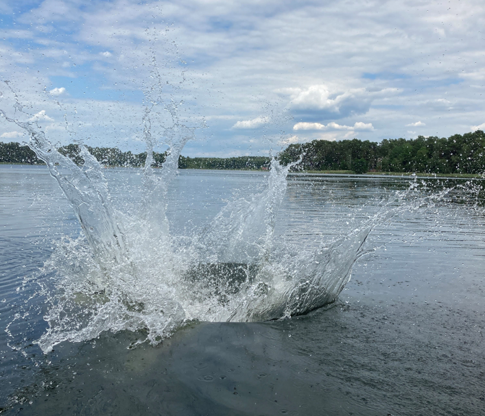 Sprung ins Wasser